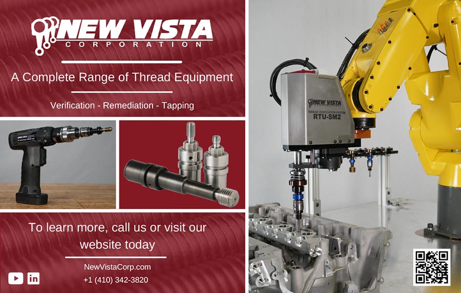 Thread Equipment from New Vista Corporation